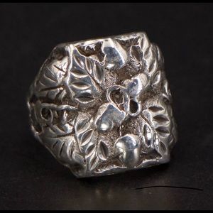 Heavy Man’s Sterling Silver Vintage Chunky Ring